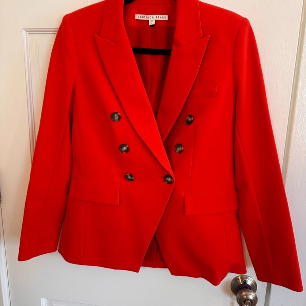 Veronica Beard Red Blazer – Size 8